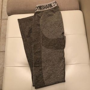 gymshark khaki green flex leggings